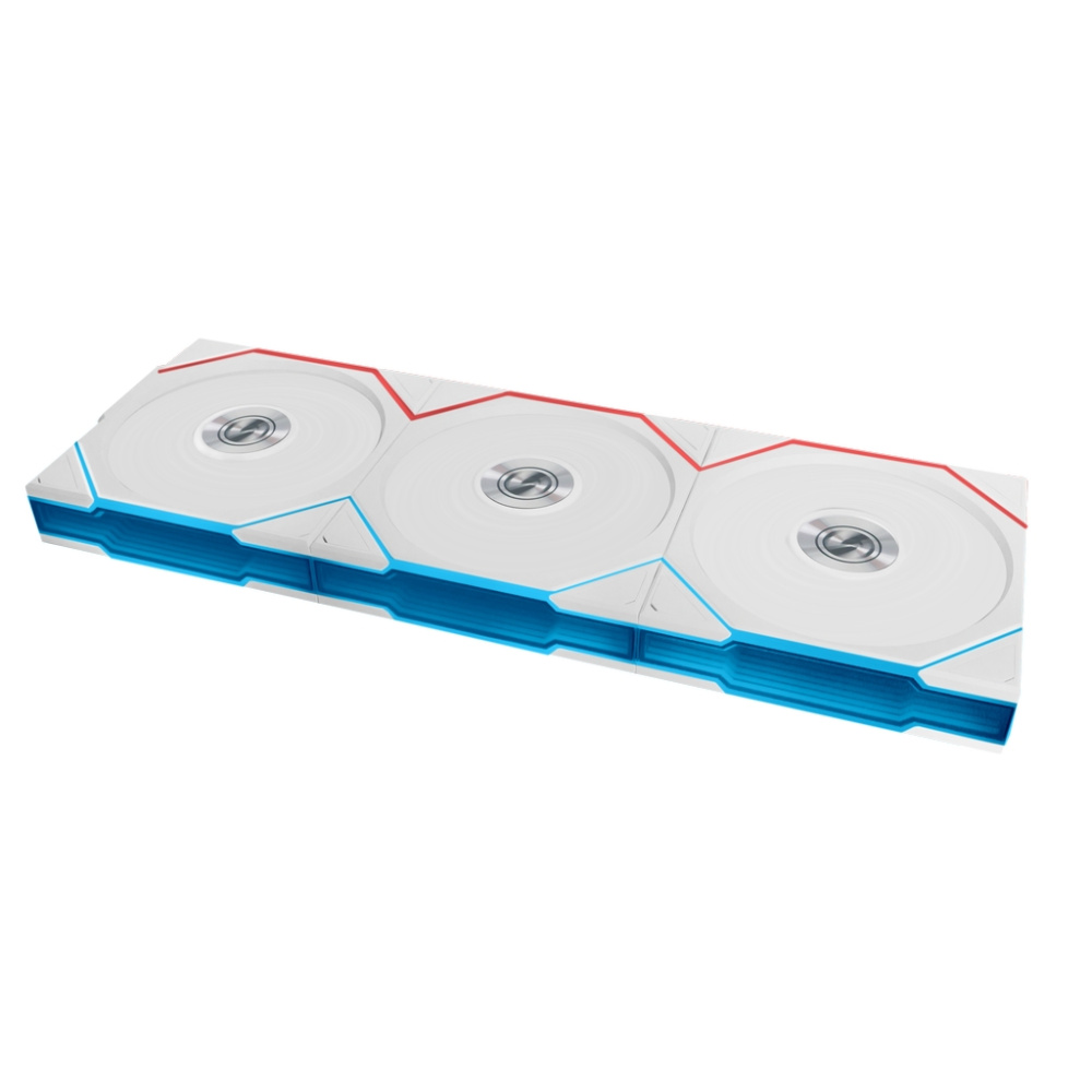 Комплект вентиляторов для корпуса Lian Li UNI FAN TL WIRELESS 120 12TL1W3W WHITE (G99.12TL1W3W.R0)