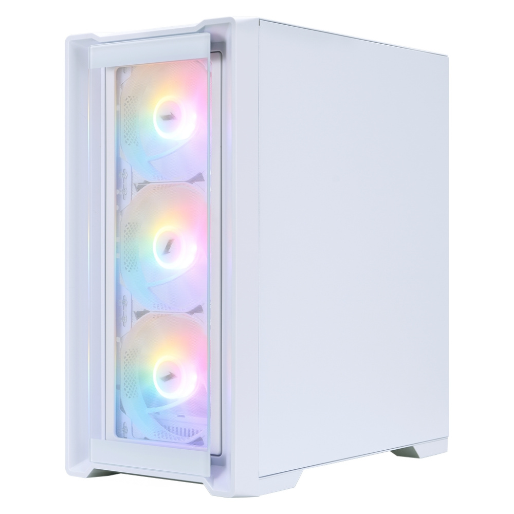 Компьютерный корпус 1STPLAYER TRILOBITE T4-G GLASS FRGB White (T4-G-WH-4F1-W)