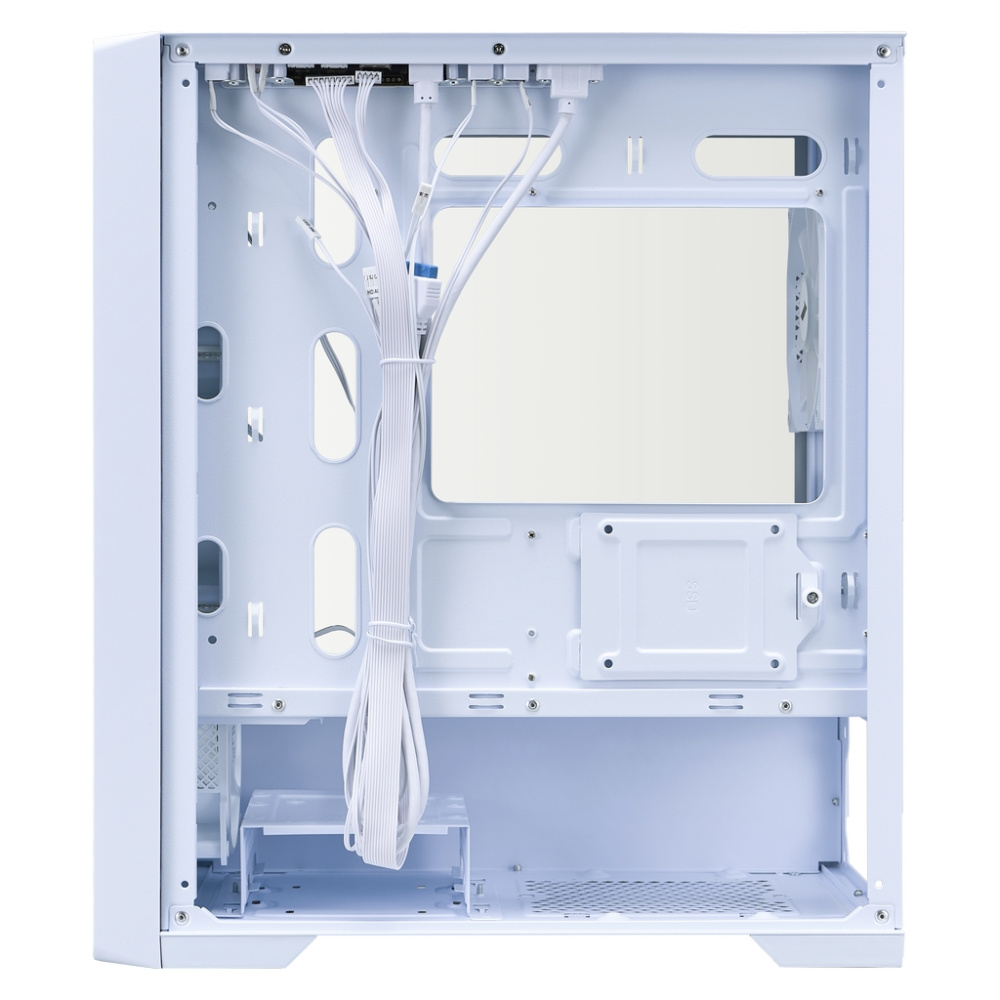 Компьютерный корпус 1STPLAYER TRILOBITE T4-G GLASS FRGB White (T4-G-WH-4F1-W)