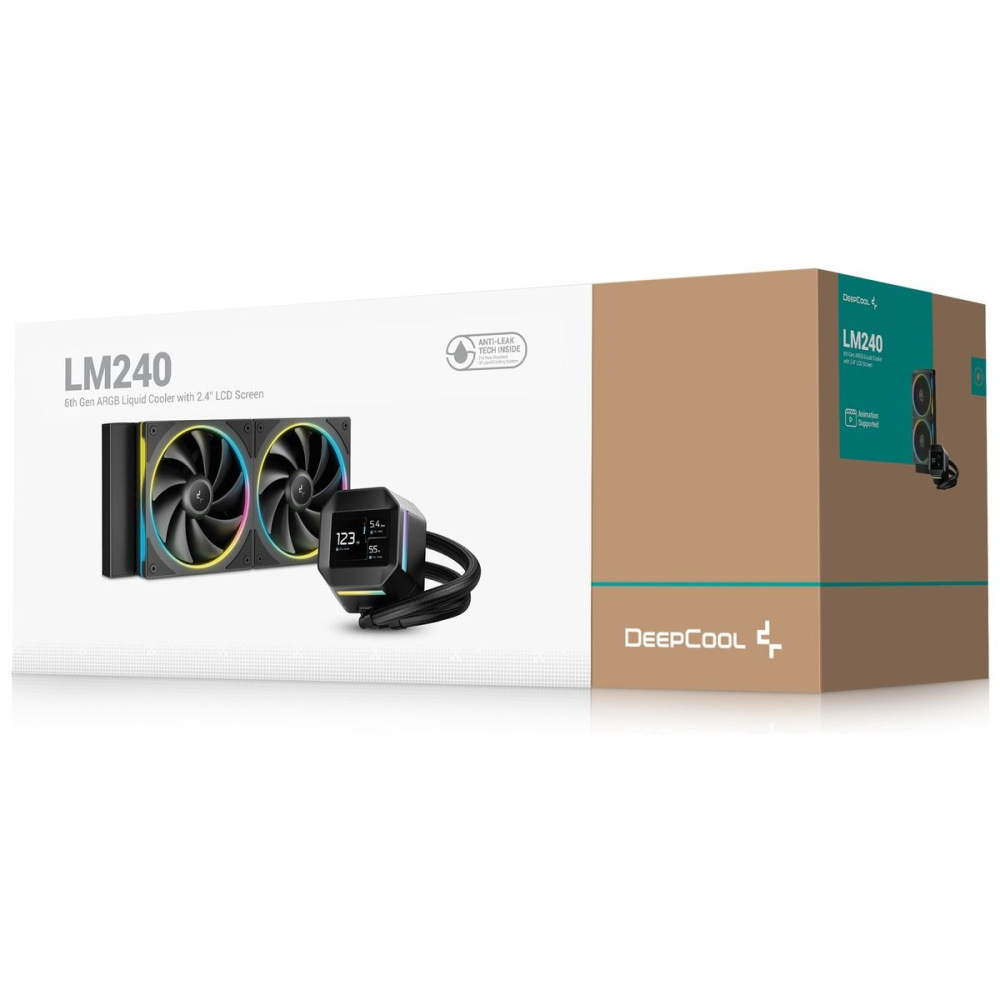 Система жидкостного охлаждения для процессора Deepcool LM240 (R-LM240-BKDMMC-1)