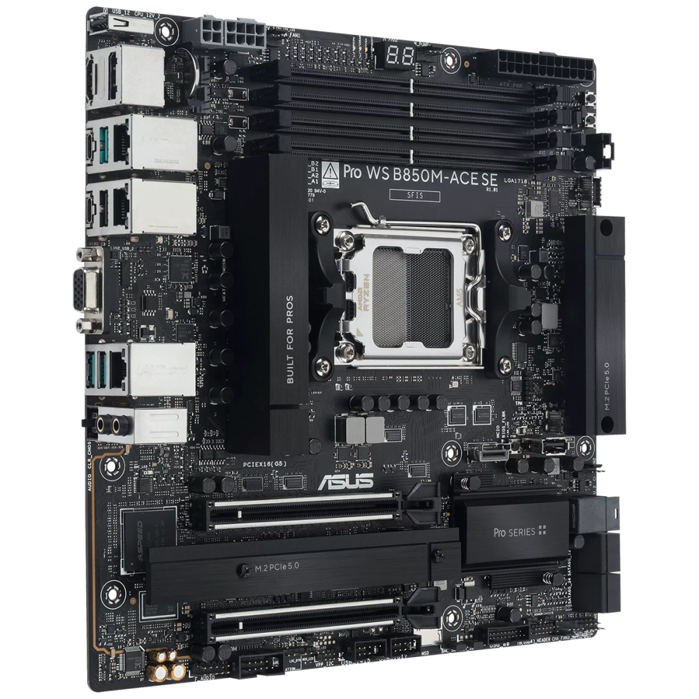 Материнская плата ASUS PRO WS B850M-ACE SE (90MB1MN0-M0EAY0)