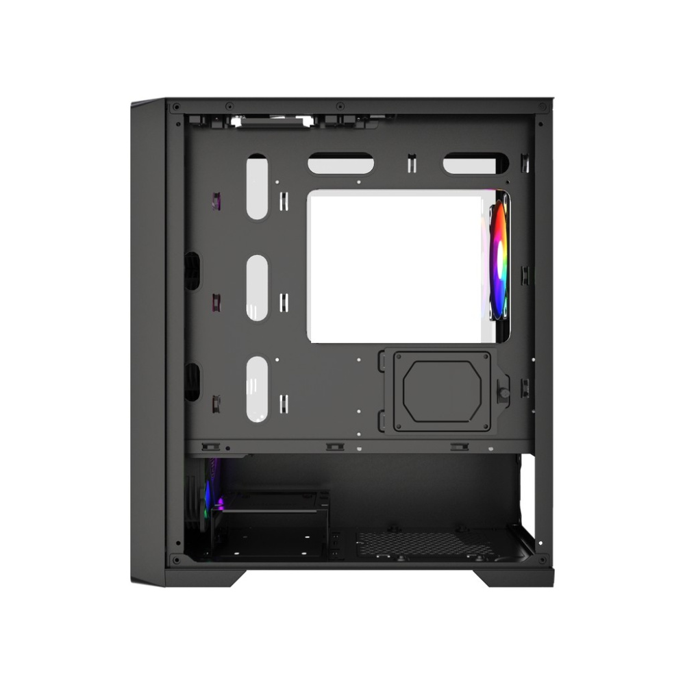 Компьютерный корпус Powercase ByteFlow Micro LE ARGB Black (CAMBFB-A4-LE)