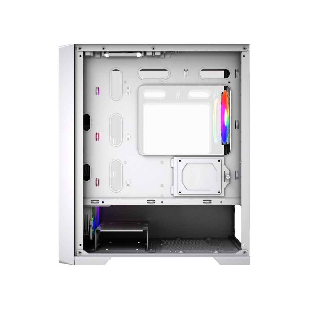 Компьютерный корпус Powercase ALISIO Micro X4W V2 LE ARGB White (CAMCXW-A4-LE)