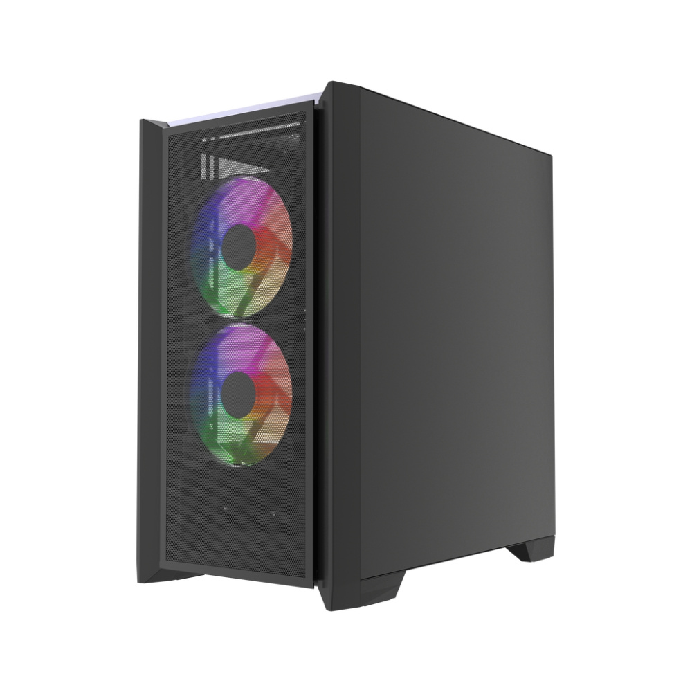 Компьютерный корпус Powercase ALISIO Micro Z3B ARGB V2 ARGB Black (CAMZB-A3-V2)