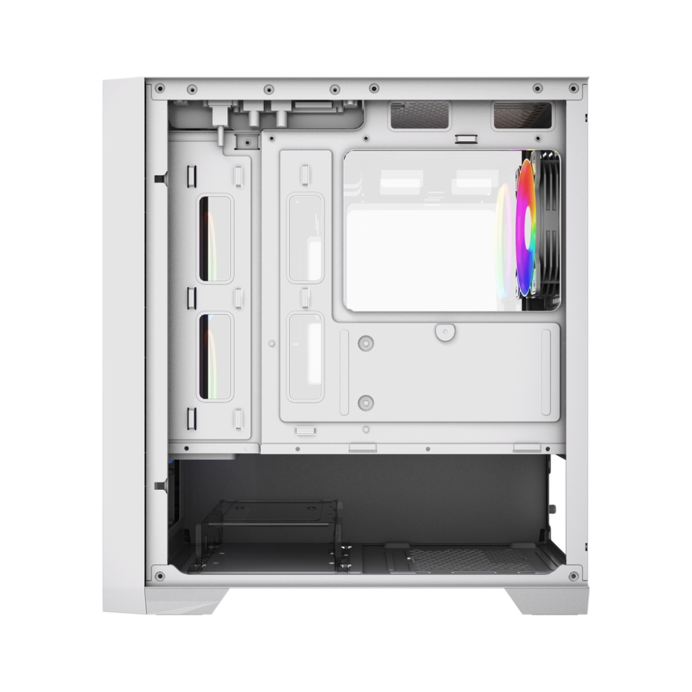 Компьютерный корпус Powercase ALISIO Micro Z3W ARGB V2 ARGB White (CAMZW-A3-V2)