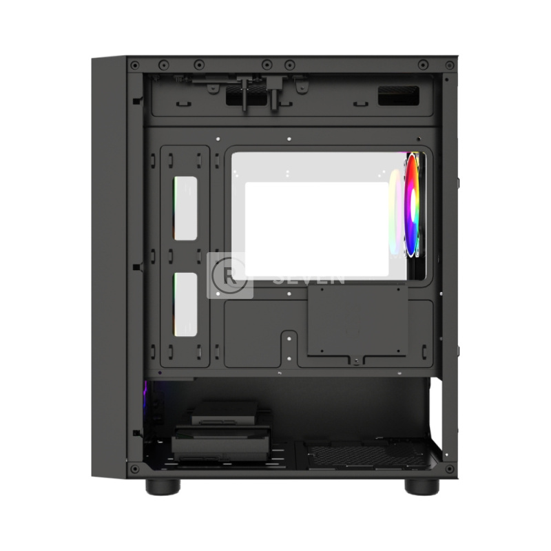 Компьютерный корпус Powercase Mistral Micro EM16 FRGB Black (CMMEM16B-L4)