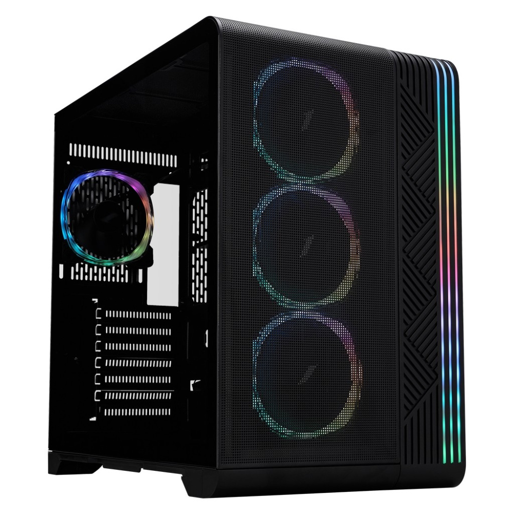 Компьютерный корпус 1STPLAYER VT7 ARGB Black (VT7-BK-4FS7)