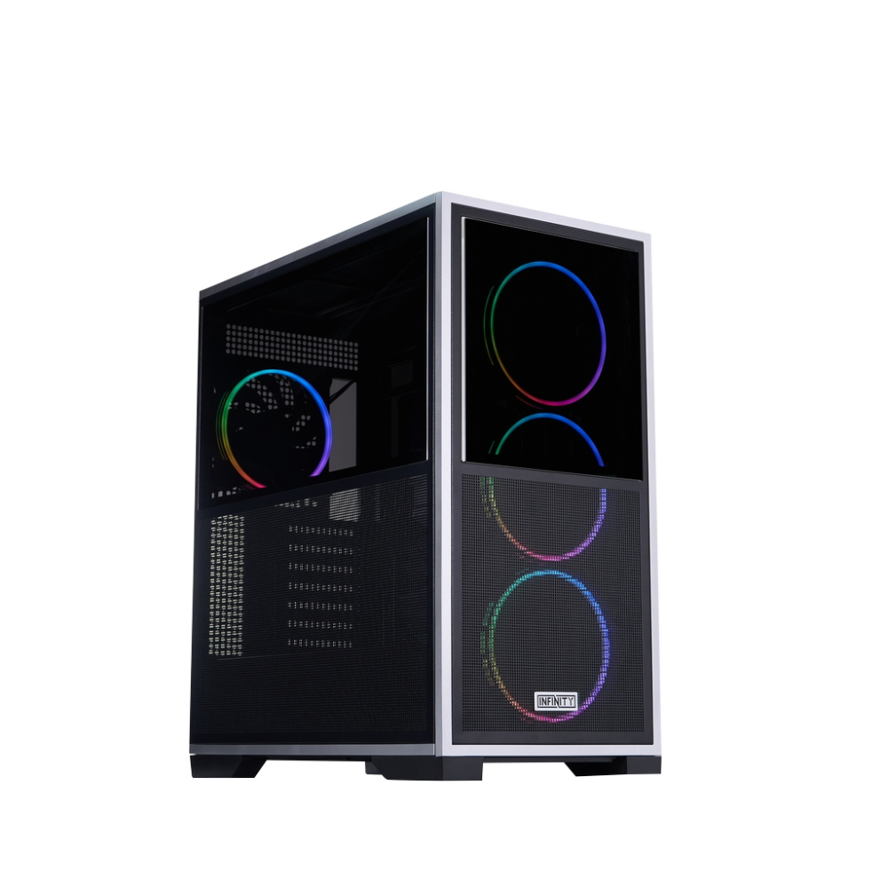 Компьютерный корпус 1STPLAYER INFINITY IF8 ARGB Black (IF8-BK-4FO7-14)