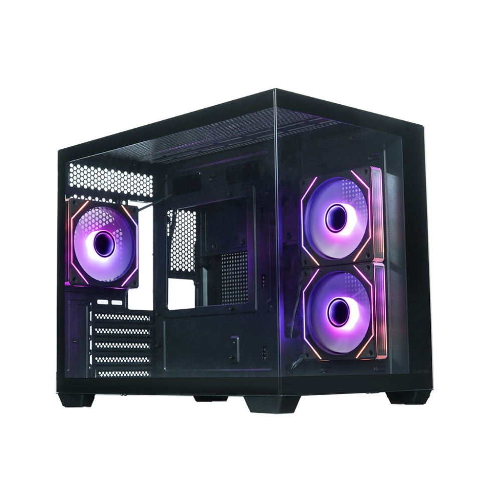 Компьютерный корпус XASTRA QW500M 3ARGB-C10-UC ARGB Black (QW500M-3FM12A-C10-UC)