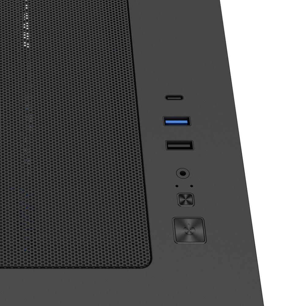 Компьютерный корпус XASTRA QW500M 3ARGB-C10-UC ARGB Black (QW500M-3FM12A-C10-UC)