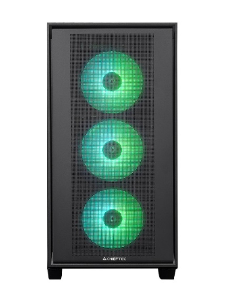 Компьютерный корпус Chieftec HUNTER 3 TG ARGB Black (GS-03B-OP)