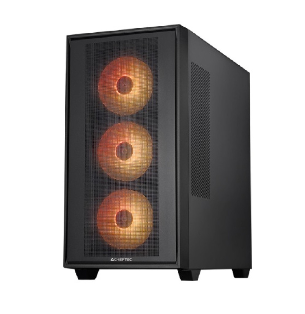 Компьютерный корпус Chieftec HUNTER 3 TG ARGB Black (GS-03B-OP)