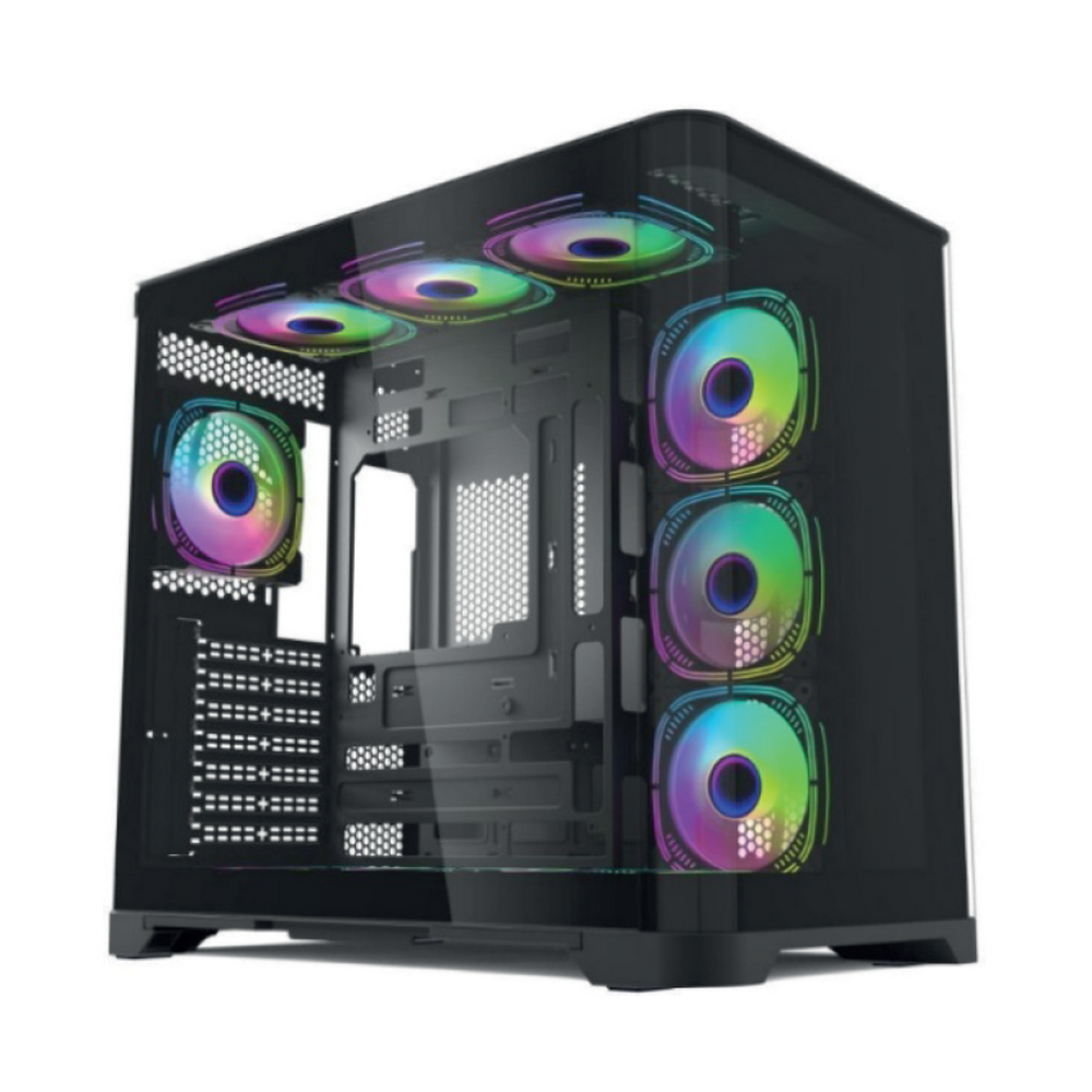 Компьютерный корпус Forza Seaview Curved TG ARGB Black (FZ-G42B)
