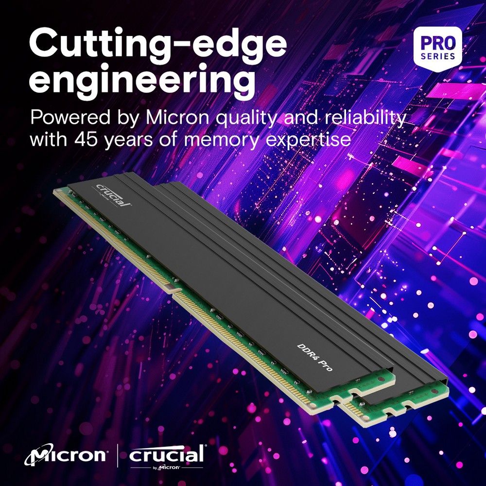 Оперативная память 32 Gb 3200 MHz CRUCIAL Pro Overclocking (CP32G4DFRA32A)