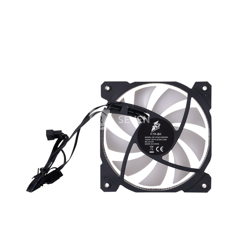 Вентилятор для корпуса 1STPLAYER F7R Reverse ARGB Black (F7R-BK)