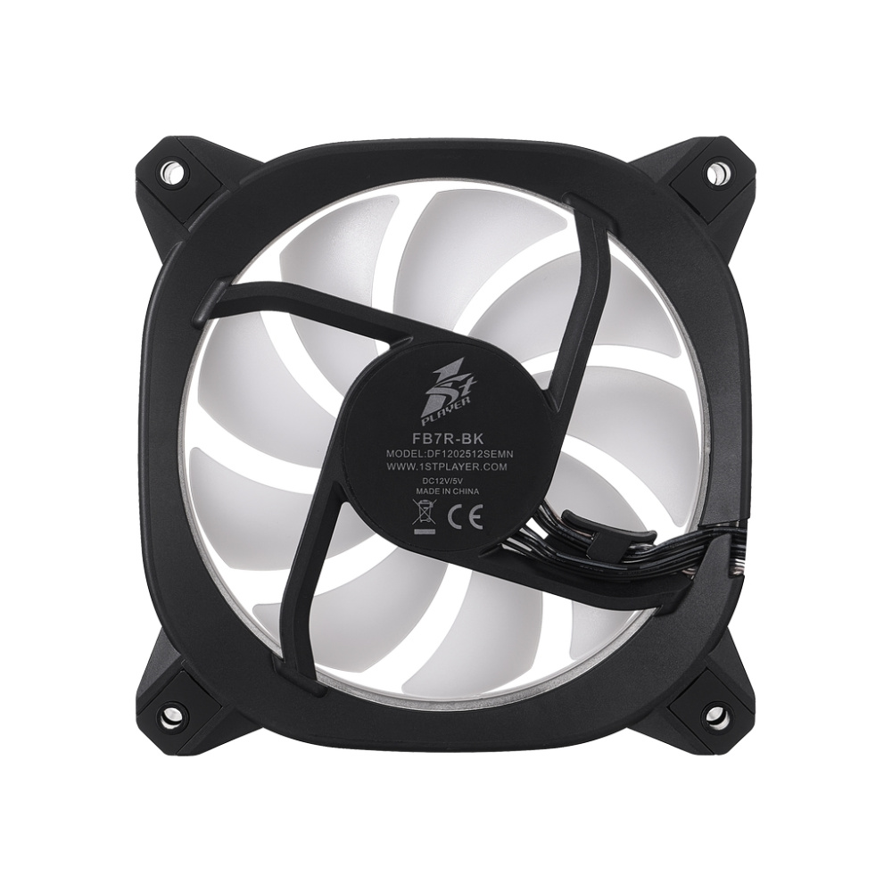 Вентилятор для корпуса 1STPLAYER FB7R ARGB Black (FB7R-BK)