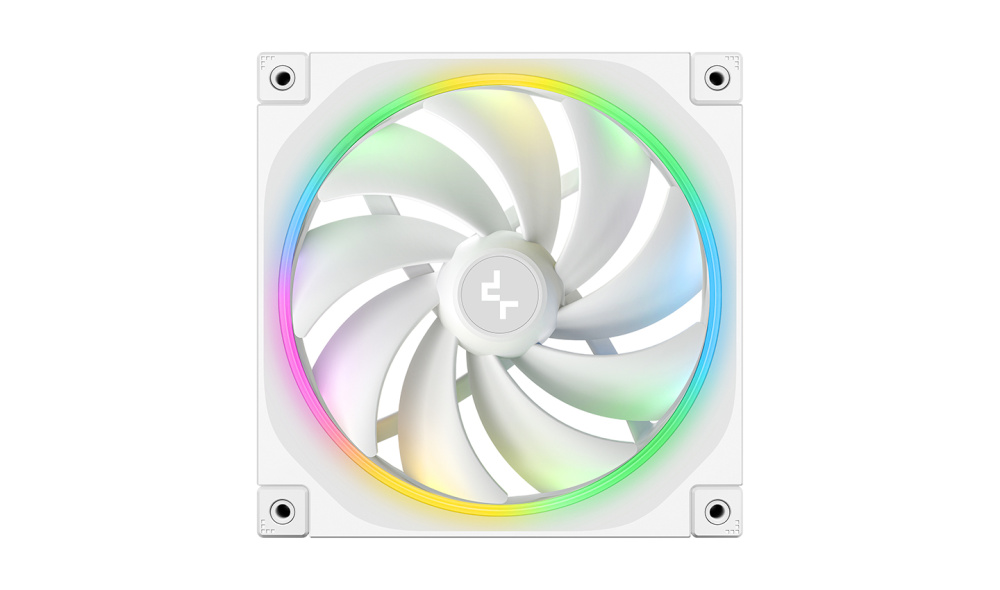 Комплект вентиляторов для корпуса Deepcool ARGB White (FL14 WH-3 IN 1)
