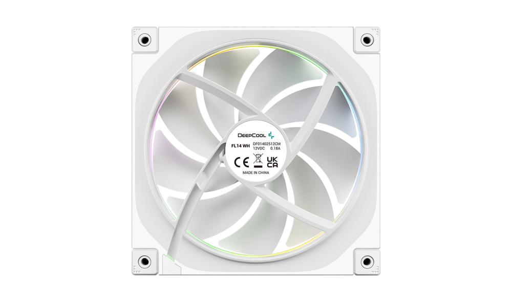 Комплект вентиляторов для корпуса Deepcool ARGB White (FL14 WH-3 IN 1)