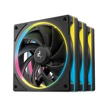 Комплект вентиляторов для корпуса Deepcool ARGB Black (FL12-3 IN 1)