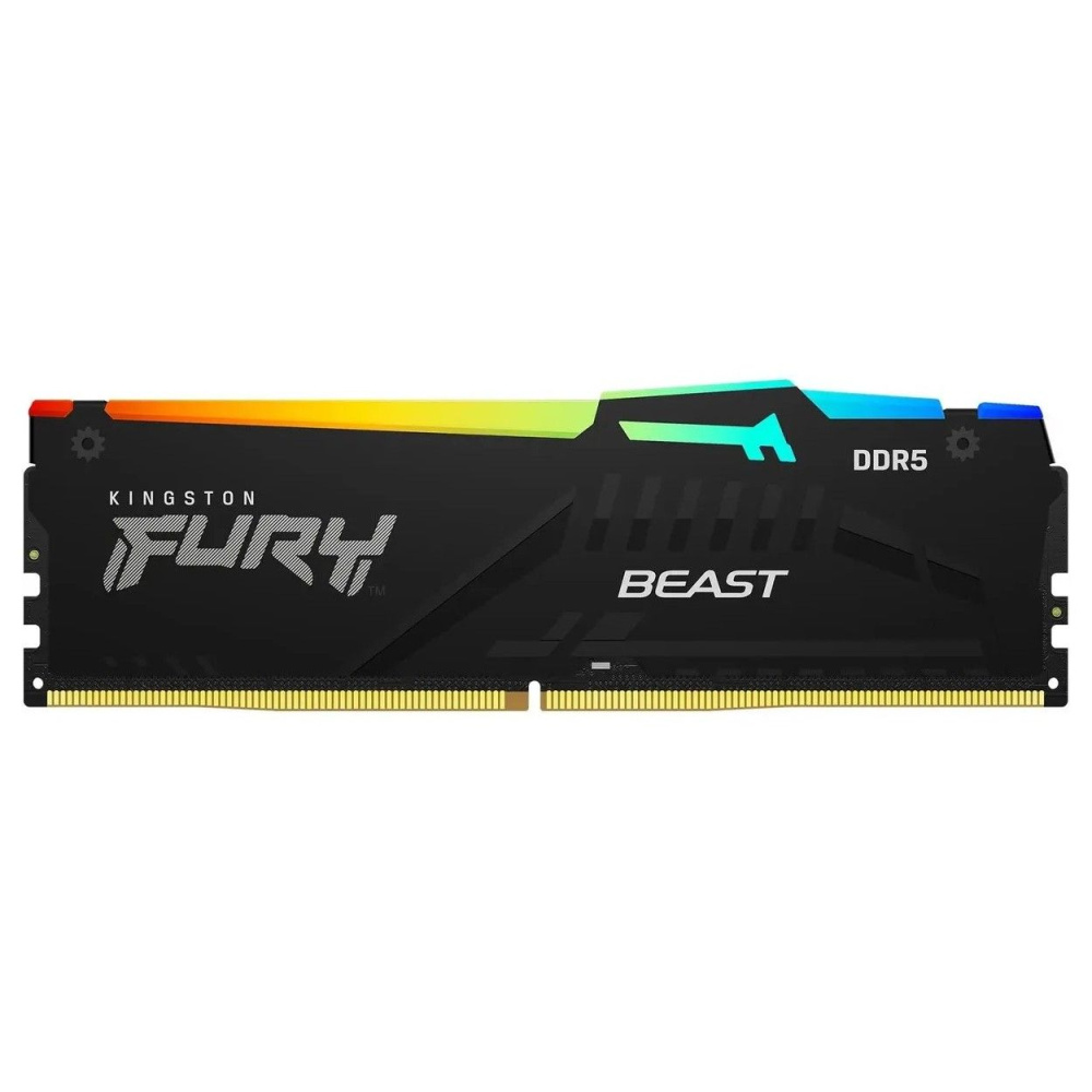 Оперативная память 32 Gb 6400 MHz Kingston FURY Beast RGB Black (KF564C32BBEA-32)