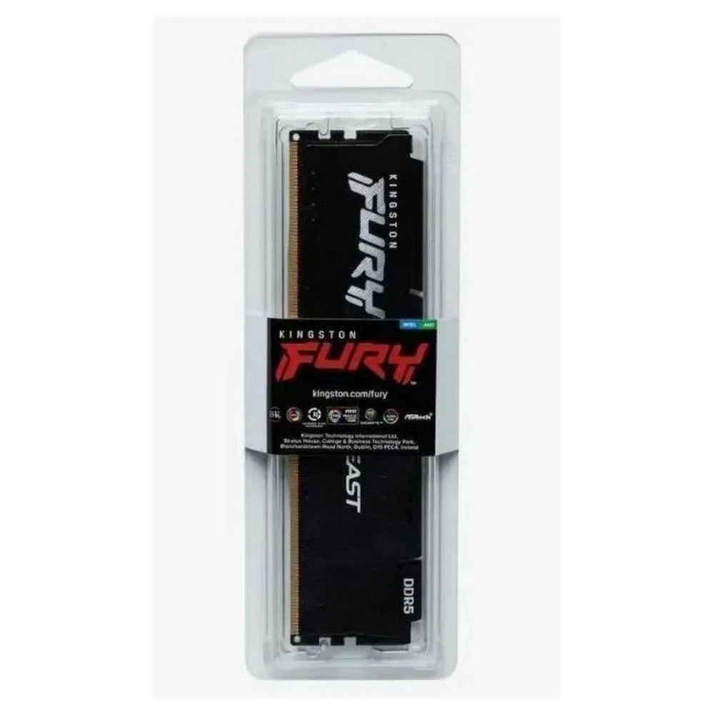 Оперативная память 32 Gb 6400 MHz Kingston FURY Beast RGB Black (KF564C32BBEA-32)