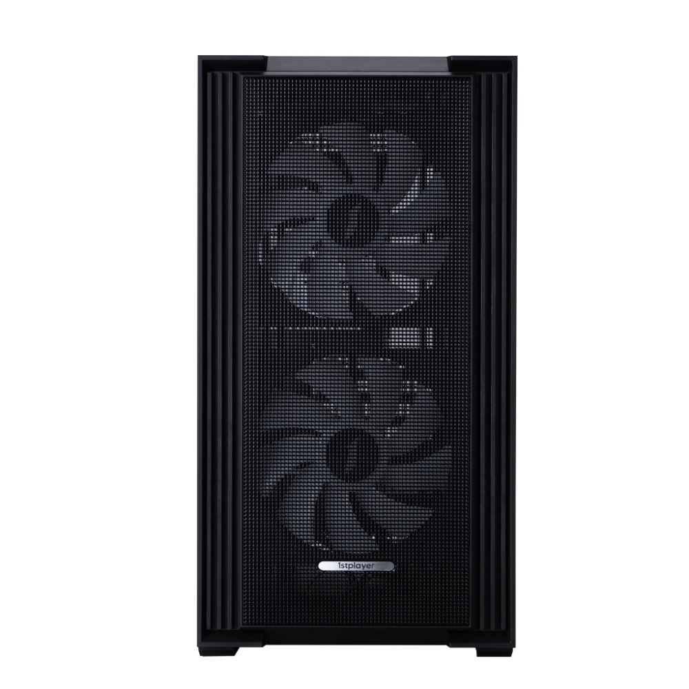 Компьютерный корпус 1STPLAYER AU6 ARGB Black (AU6-BK-2FA7-14-2FA7R-1FA7)