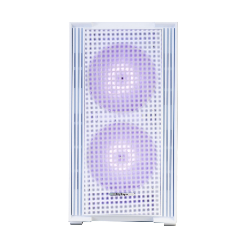 Компьютерный корпус 1STPLAYER AU6 ARGB White (AU6-WH-2FA7-14-W-2FA7R-W-1FA7-W)