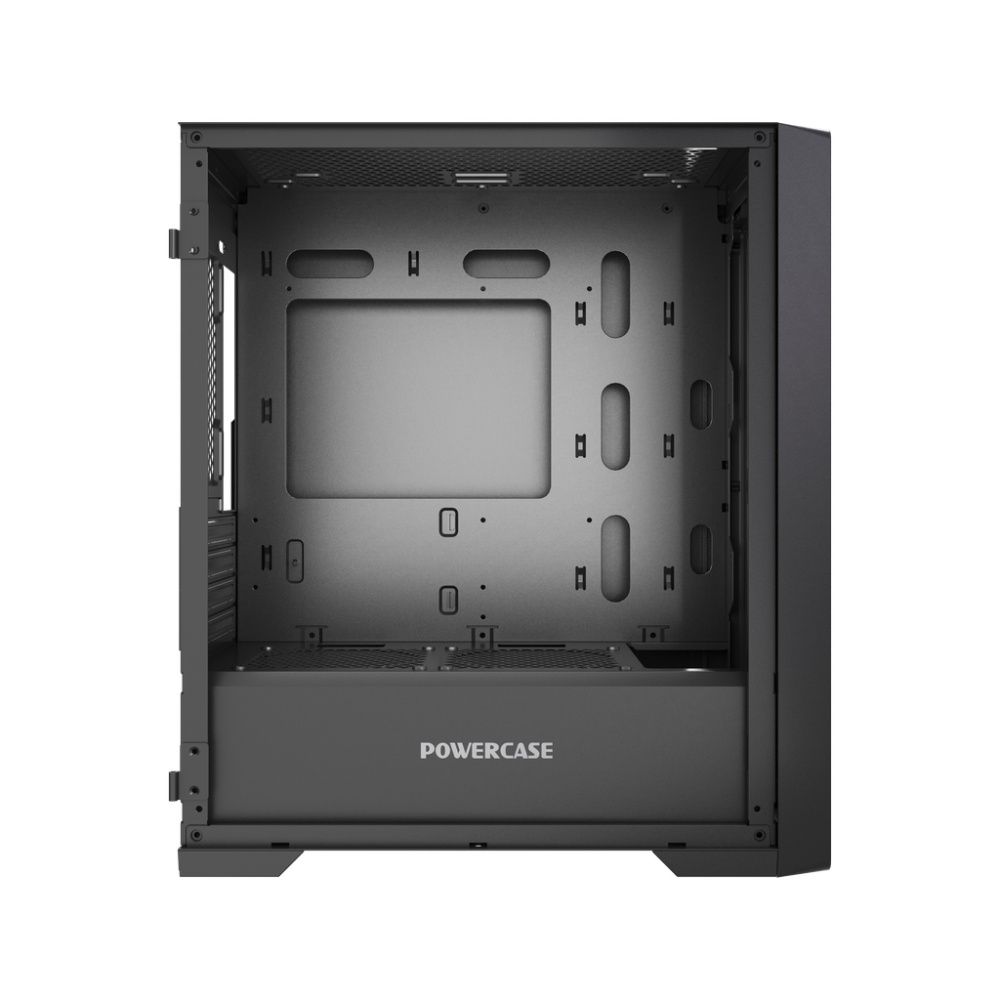 Компьютерный корпус Powercase ByteFlow Micro NF TG Black (CAMBNF-F0)