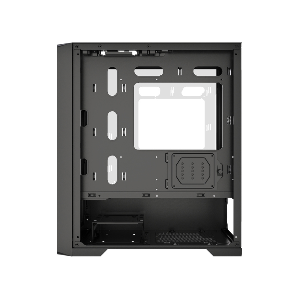 Компьютерный корпус Powercase ByteFlow Micro NF TG Black (CAMBNF-F0)