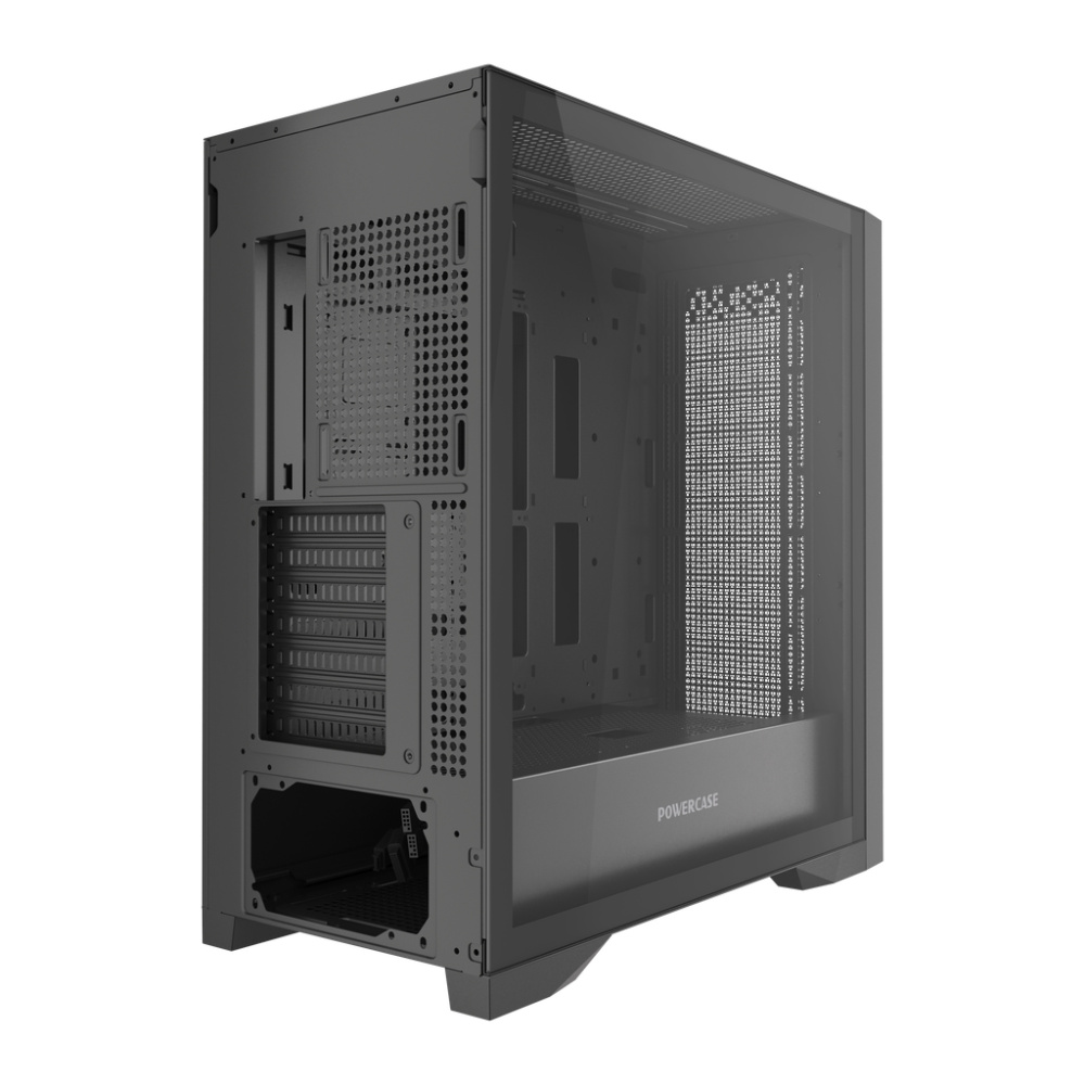 Компьютерный корпус Powercase ByteFlow Pro TG Black (CH9GPB-F0)