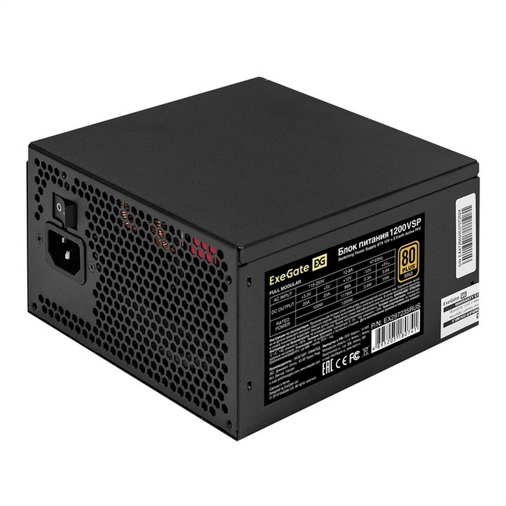 Блок питания ExeGate 1200W (EX297235RUS)