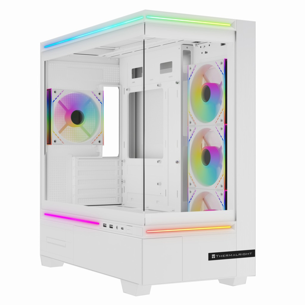 Компьютерный корпус Thermalright M10 FAN4-M TG ARGB White (TRTLM10WF4M)