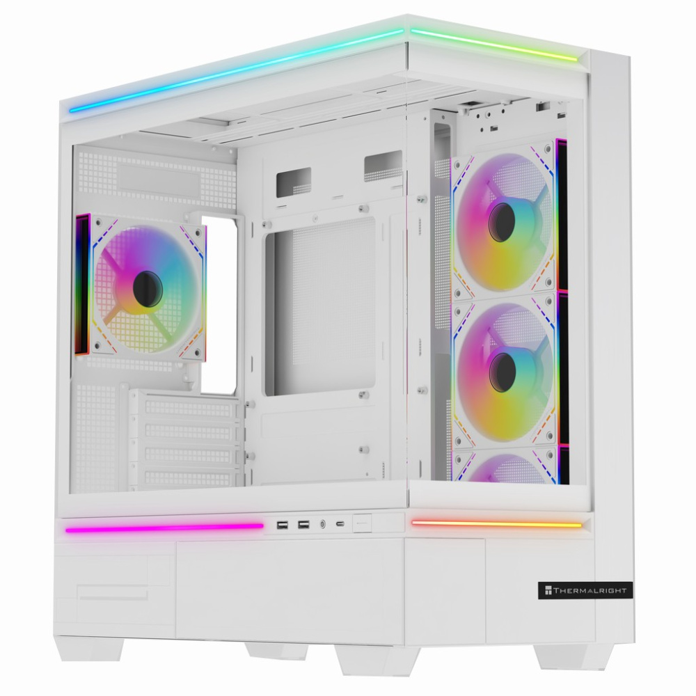 Компьютерный корпус Thermalright M10 FAN4-M TG ARGB White (TRTLM10WF4M)