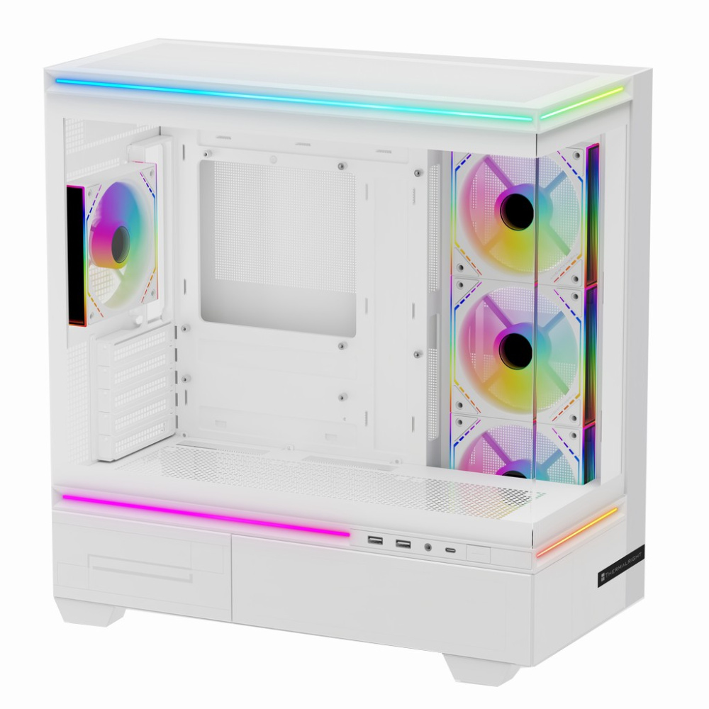 Компьютерный корпус Thermalright M10 FAN4-M TG ARGB White (TRTLM10WF4M)