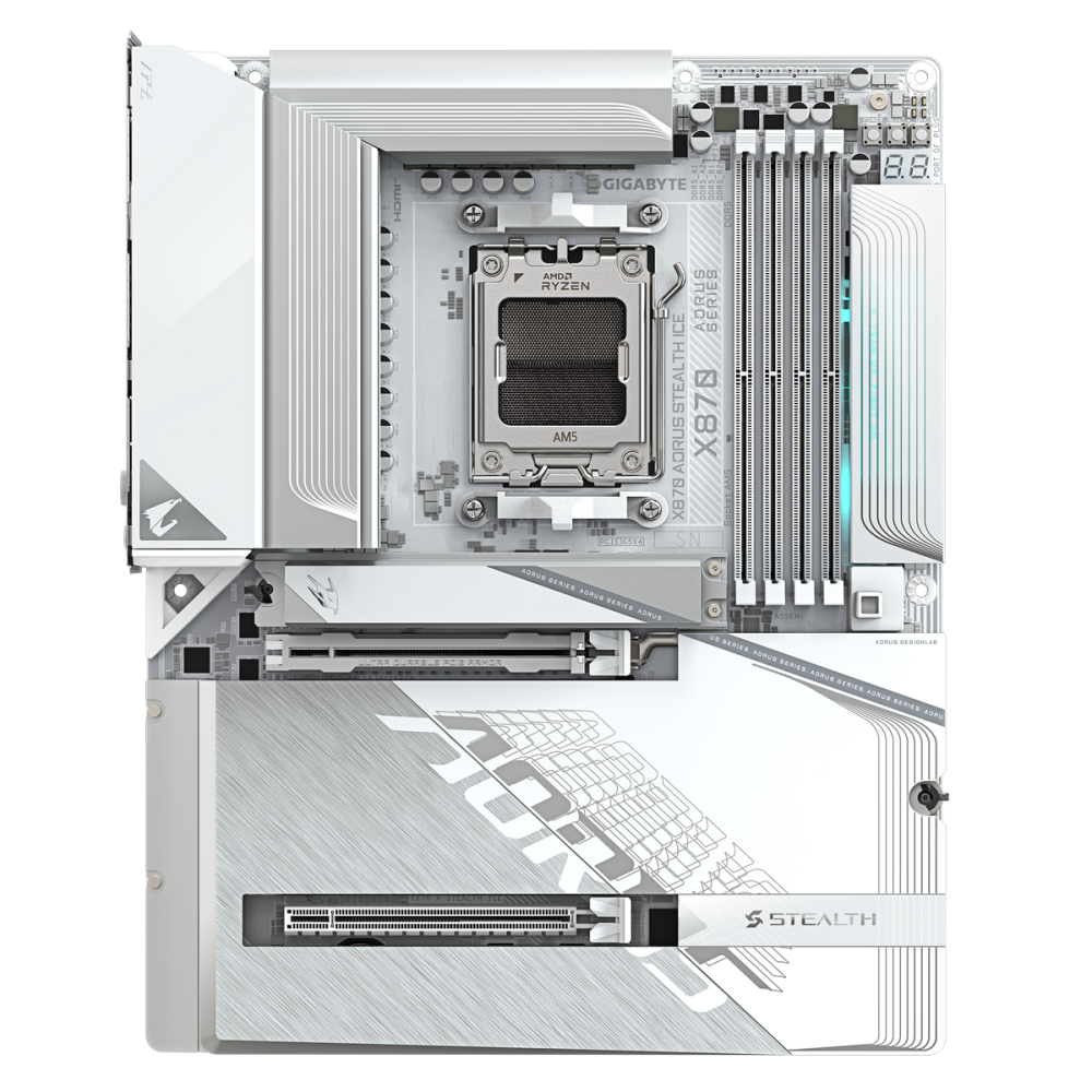 Материнская плата Gigabyte X870 AORUS STEALTH ICE