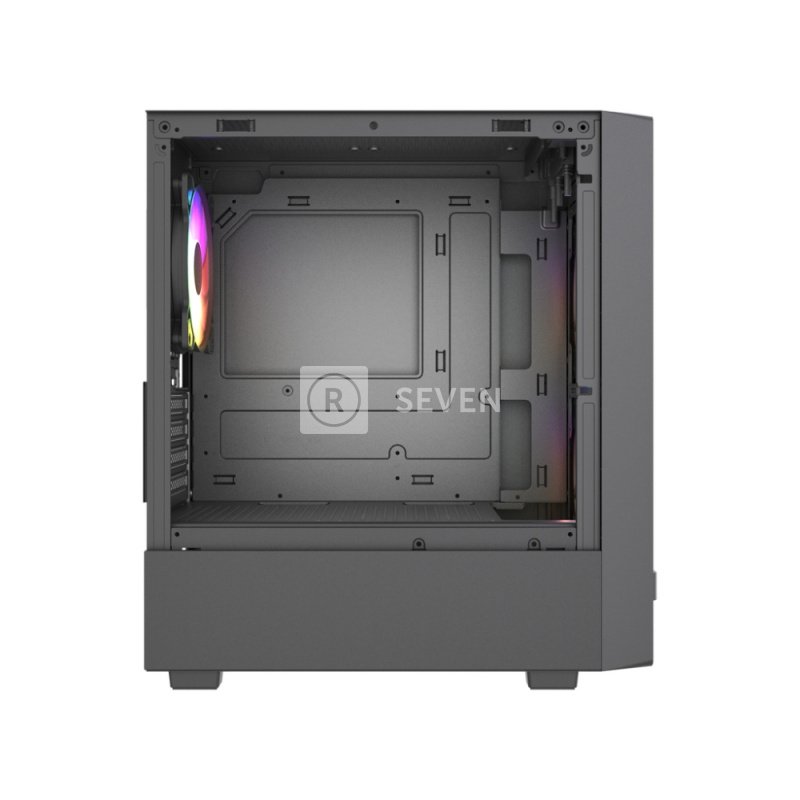 Компьютерный корпус Powercase Mistral SM02 TG ARGB Black (CMMSM02B-A3)