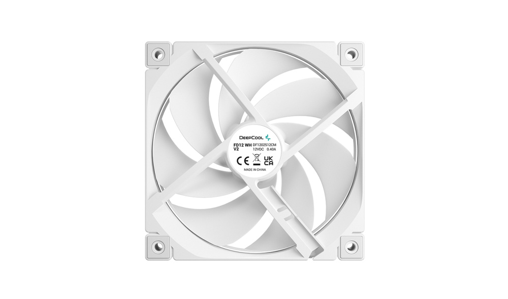 Вентилятор для корпуса Deepcool FD12 WH V2 White