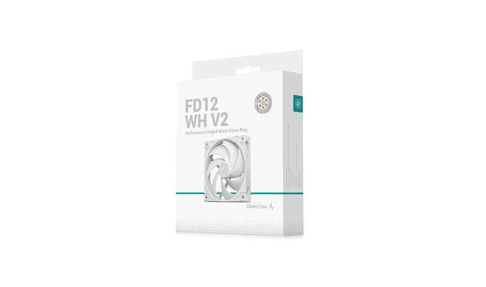 Вентилятор для корпуса Deepcool FD12 WH V2 White