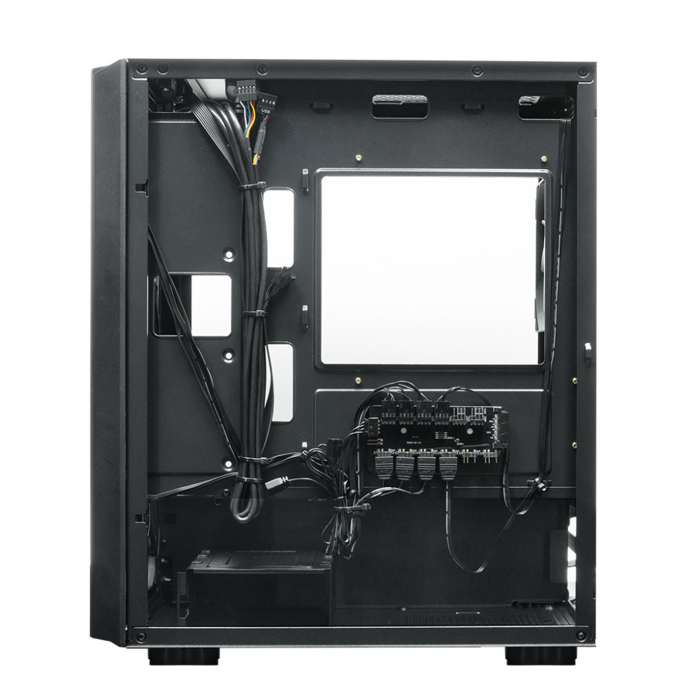 Компьютерный корпус XASTRA A402M 4ARGB-C6 TG Black (A402M-4FC12A-BK-C6)