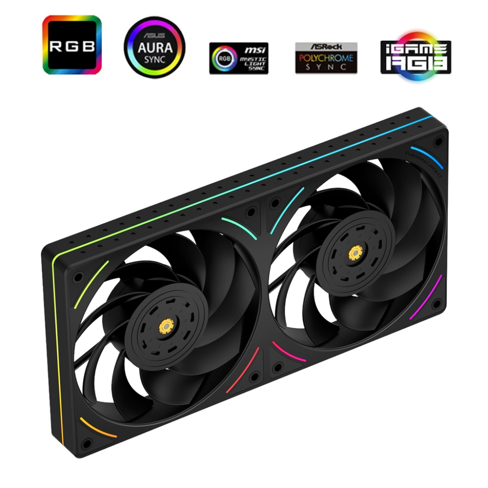 Комплект вентиляторов для корпуса Thermalright TL-UB24R Reverse ARGB Black (TRTLUB24R)
