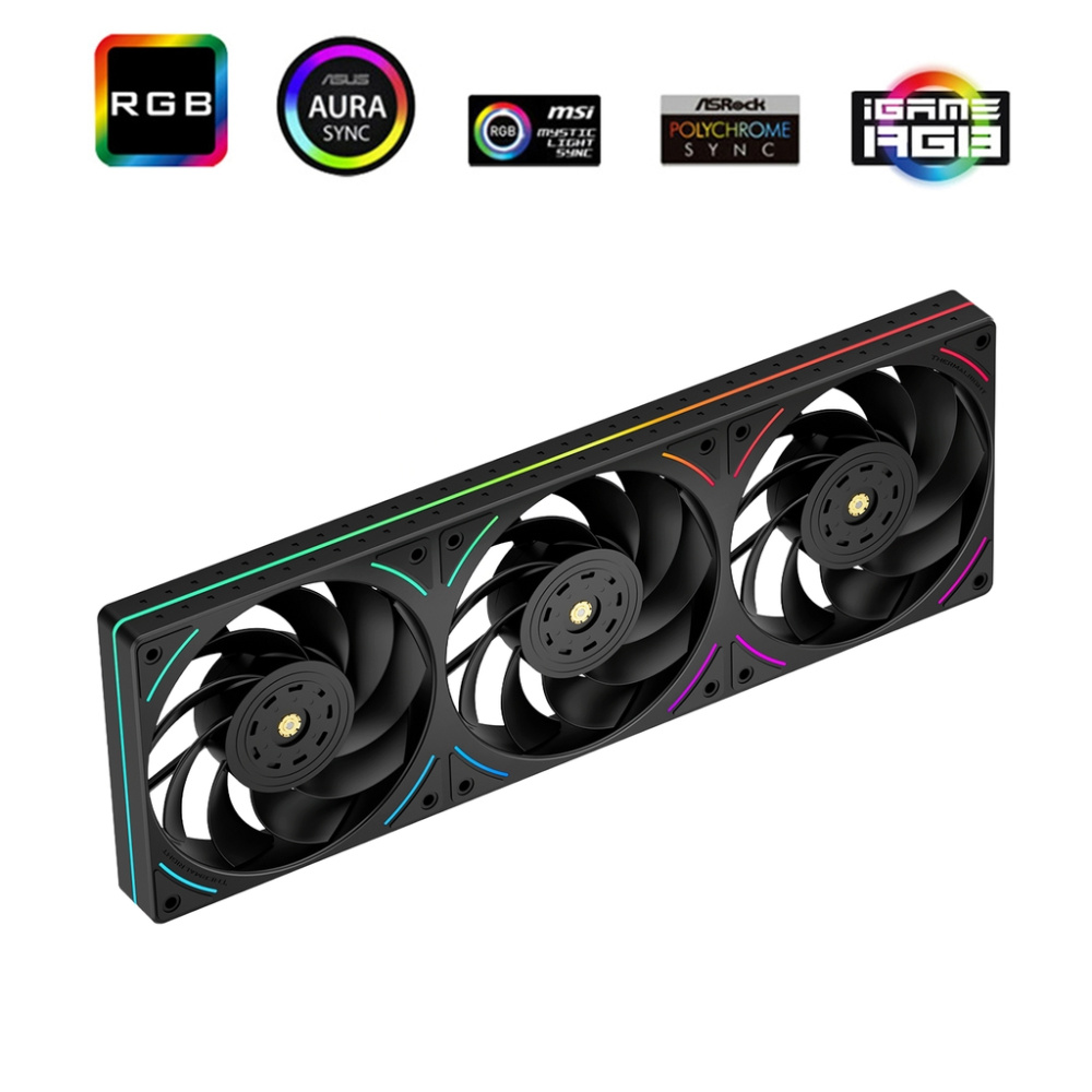 Комплект вентиляторов для корпуса Thermalright TL-UB36R Reverse ARGB Black (TRTLUB36R)