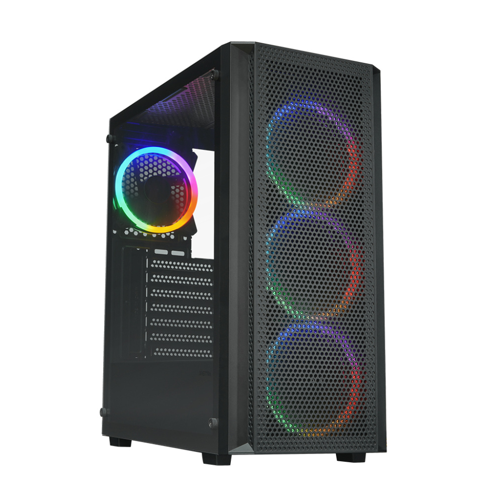 Компьютерный корпус XASTRA A311 4FRGB TG Black (A311-4FR12F)