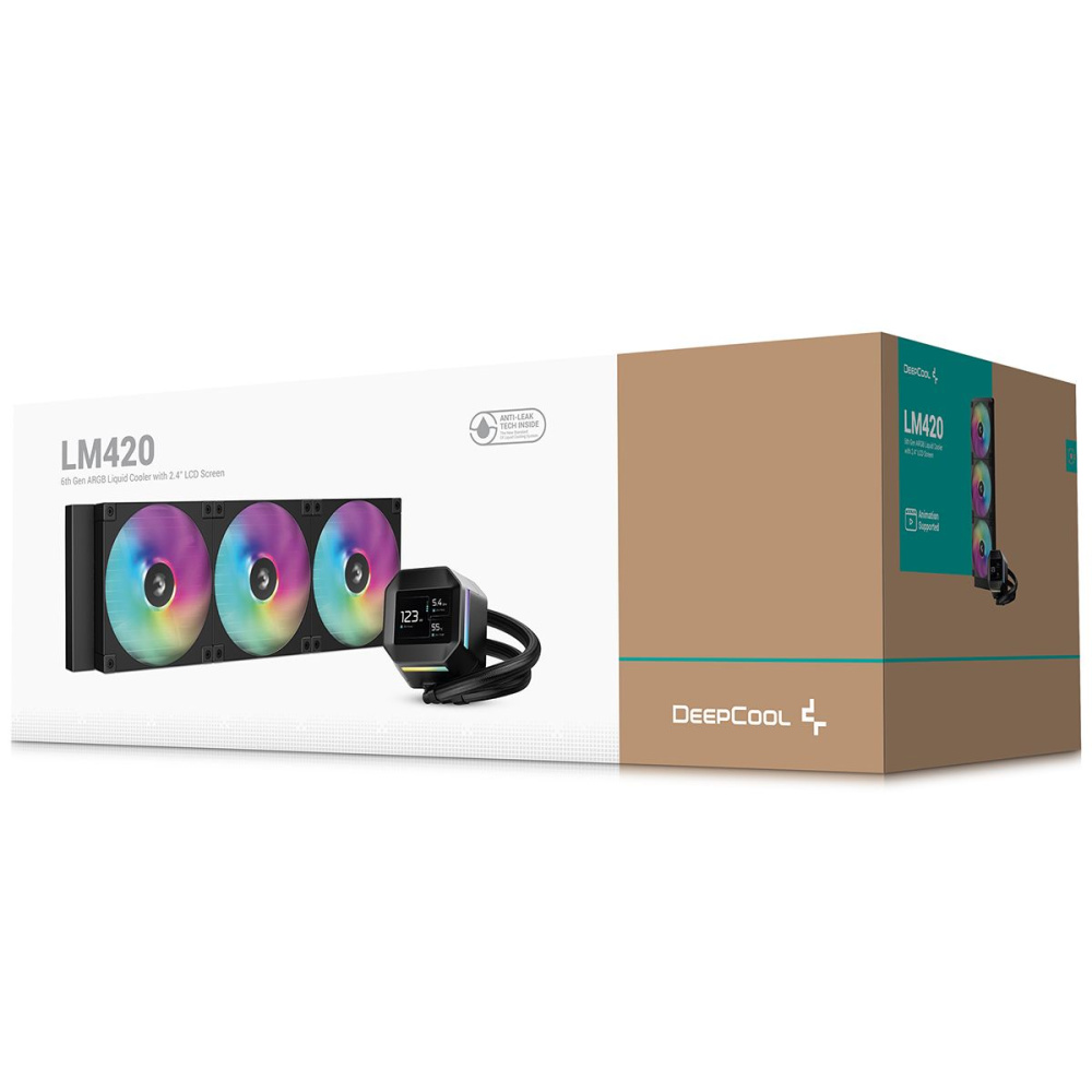 Система жидкостного охлаждения для процессора Deepcool SPARTACUS 420 (R-SPT420-BKDSMP-G-1)