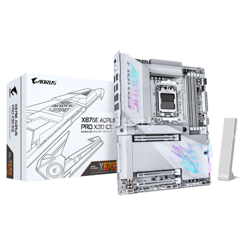 Материнская плата Gigabyte X870E AORUS PRO X3D ICE