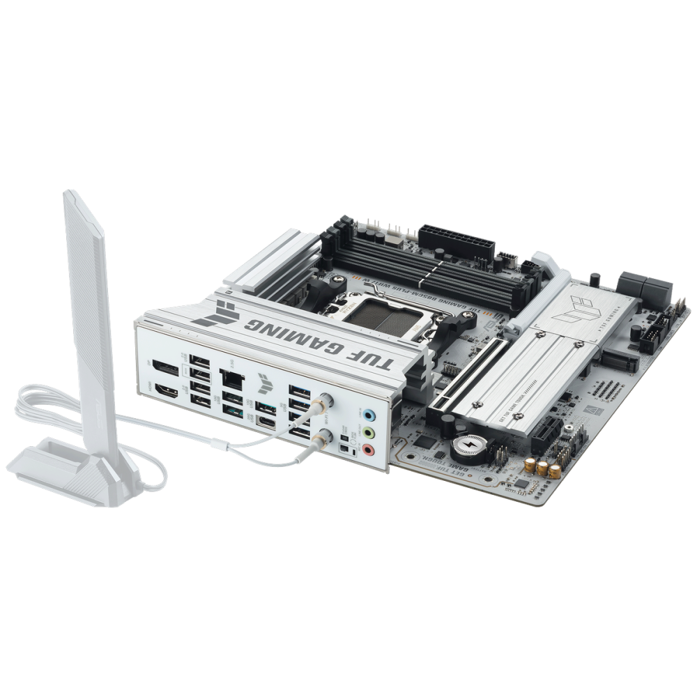 Материнская плата ASUS TUF GAMING B850M-PLUS WIFI7 White (90MB1MD0-M0EAY0)