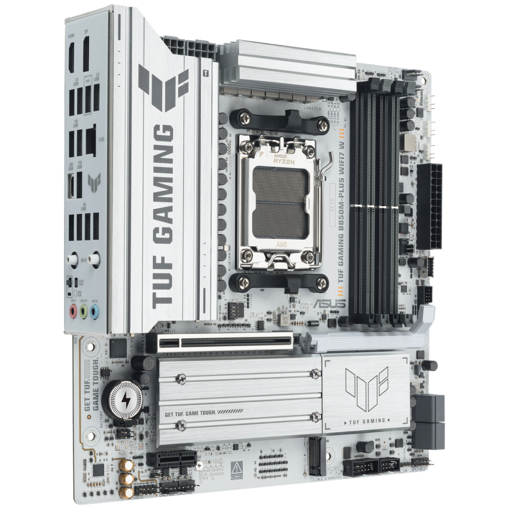 Материнская плата ASUS TUF GAMING B850M-PLUS WIFI7 White (90MB1MD0-M0EAY0)