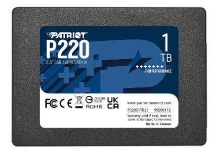 Твердотельный накопитель Patriot 1000 Gb P220 (P220S1TB25)