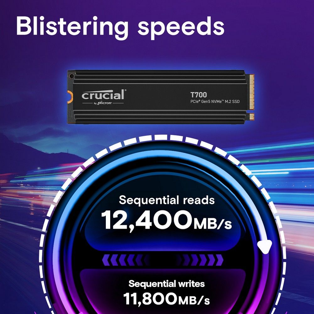 Твердотельный накопитель CRUCIAL 2000 Gb T700 (CT2000T700SSD3)