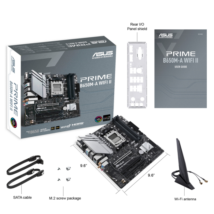 Материнская плата ASUS PRIME B650M-A WIFI II (90MB1EG0-M0EAY0)
