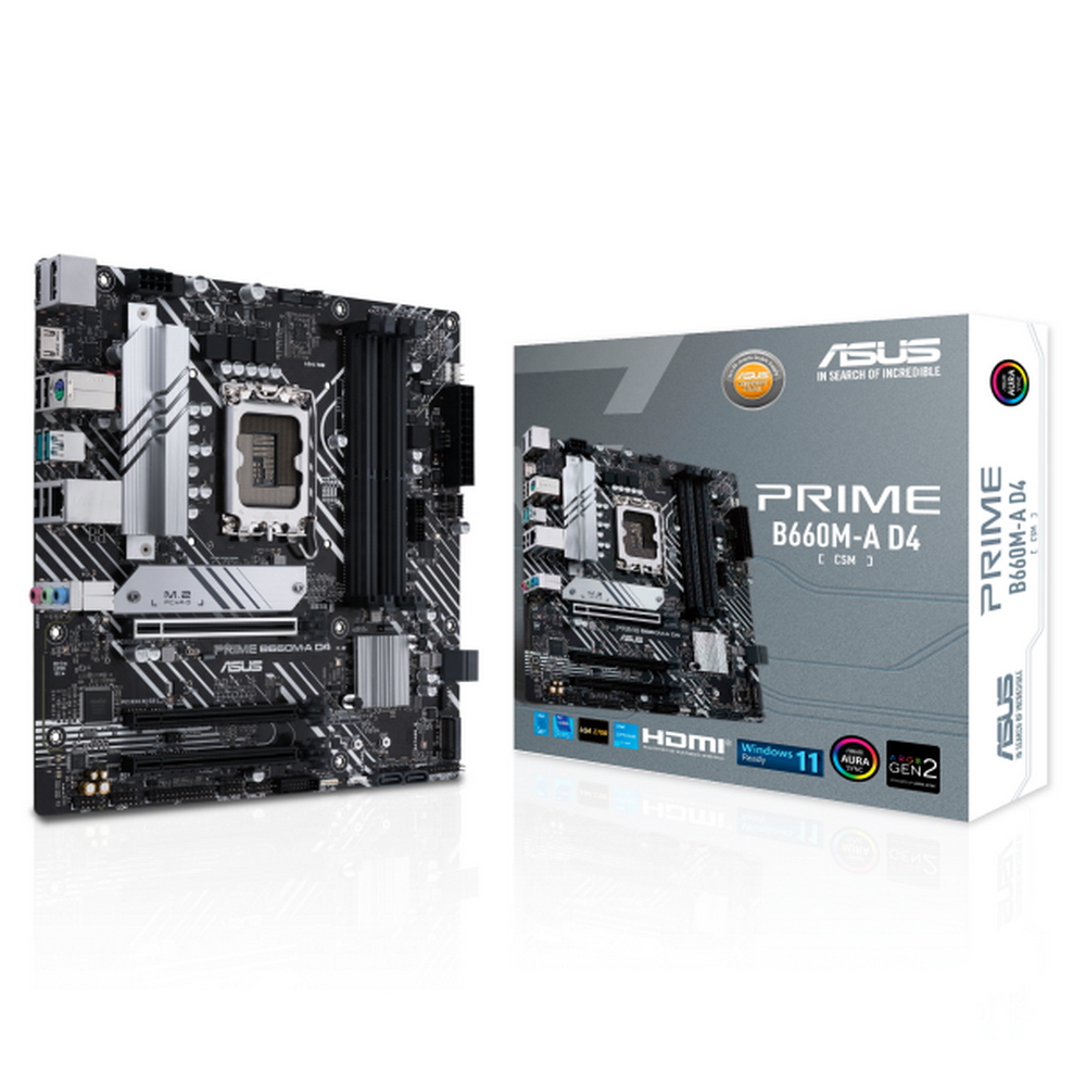 Материнская плата ASUS PRIME B660M-A D4-CSM (90MB19K0-M1EAYC)